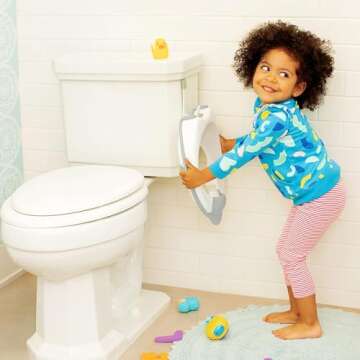 Munchkin® Hooked™ Potty Ring Storage Hook, Grey