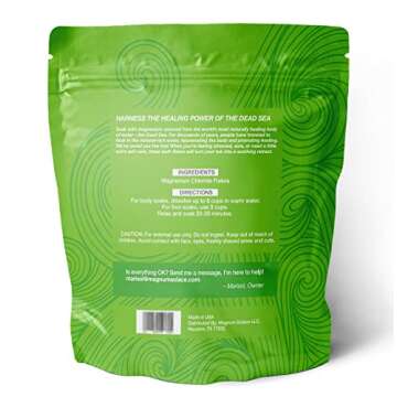 Magnesium Bath Flakes - Dead Sea Salts for Relaxation