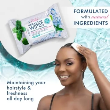 ESHA Hair & Scalp Wipes for Instant Refreshment Anywhere