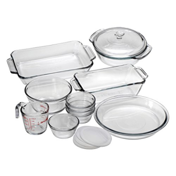 Anchor Hocking 15-Piece Durable Glass Bakeware Set