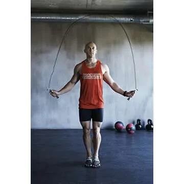 Jump Rope - Master Double Unders & Smash Your Workout + Fitness Training Ebook, Speed Rope Carry Case, Outdoor Jumprope Cable Protector & Screw Kit