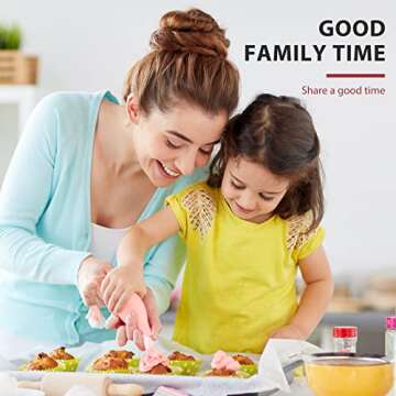 ChengFu 100pcs Disposable Small Piping Bags 8 inch, Mini Piping Bags, Pastry Piping Bags for Cream Frosting, Icing Bags for Cake and Dessert Decorations