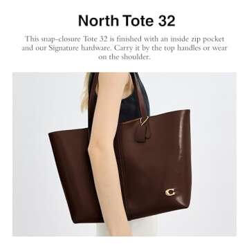 Coach North Tote 32, Maple