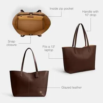 Coach North Tote 32, Maple