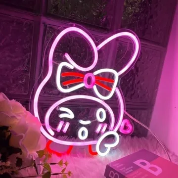 My Melody Neon Light Sign for Home and Anime Fans