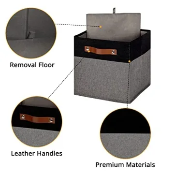 DULLEMELO 11x11 Storage Cubes for Stylish Home Organization