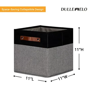 DULLEMELO 11x11 Storage Cubes for Stylish Home Organization