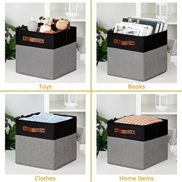 DULLEMELO 11x11 Storage Cubes for Stylish Home Organization