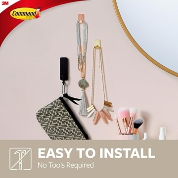 Command Hooks for Damage-Free Home Decor Organization