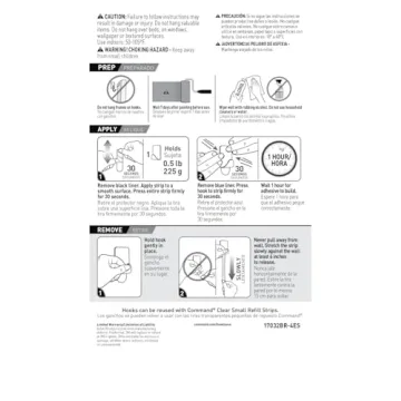 Command Hooks for Damage-Free Home Decor Organization