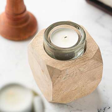 HomeLights Unscented Tealight Candles - 100 Pack, 8hr Smokeless White Votive Candles for Shabbat, Weddings, Home Decor