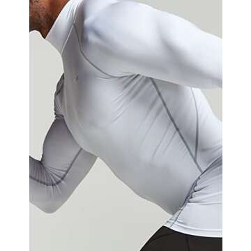 TSLA Men's Thermal Long Sleeve Compression Base Layer
