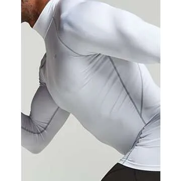 TSLA Men's Thermal Long Sleeve Compression Base Layer