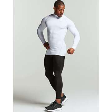 TSLA Men's Thermal Long Sleeve Compression Base Layer
