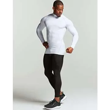 TSLA Men's Thermal Long Sleeve Compression Base Layer