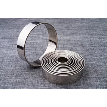 SurgeHai 12 Piece Round Cookie Cutter Set for Baking