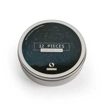 SurgeHai 12 Piece Round Cookie Cutter Set for Baking