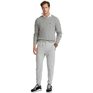 Polo Ralph Lauren Men's Cable Knit Sweater - Lite Grey
