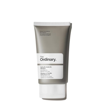 The Ordinary Salicylic Acid 2% Masque, Clarifying Charcoal & Clay Mask for Blemish-Prone Skin, 1.7 F...