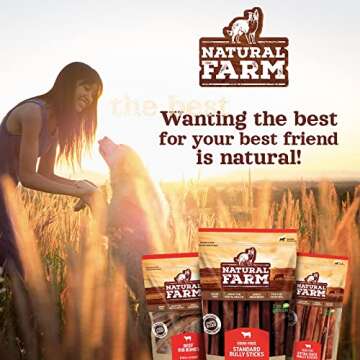 Natural Farm Nail-Free Chicken Feet Dog Treats (20 Pack), 100% Free-Range Air Dried Chicken Feet, No Nails, Fully Digestible, High Protein, Low Calorie, Joint Support, Single Ingredient