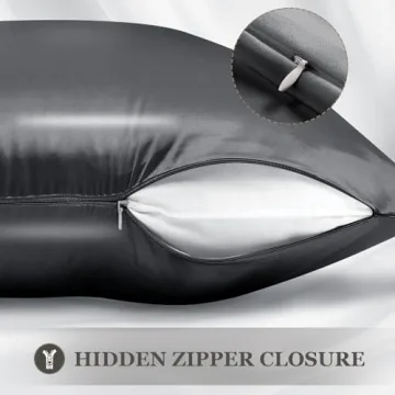 Adubor Silk Pillowcase 100% Mulberry Silk Luxury Comfort