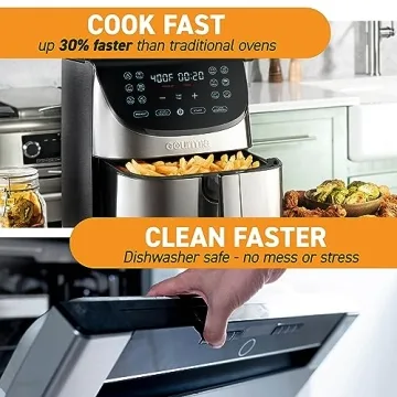 Gourmia 8 Quart Air Fryer with 12 Cooking Presets