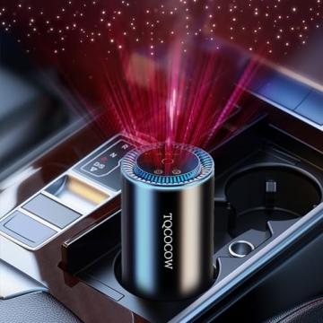 Smart Car Air Freshener,Car Air Freshener Diffuser with Starry Sky Projection and 50ml Perfume, 3 Mo...