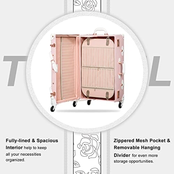 Unitravel Vintage Suitcase Set for Trendy Travelers