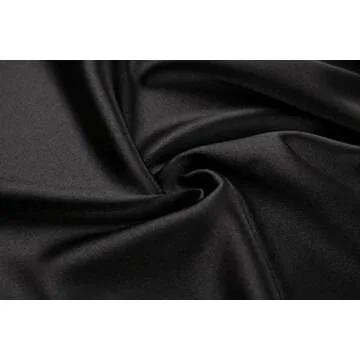 Mignon Cromwell Women's Pure Color Satin Kimono Robe Short Bridesmaids Robe Dressing Gown