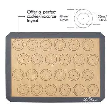 Whaline Silicone Baking Mats for Effortless Cooking