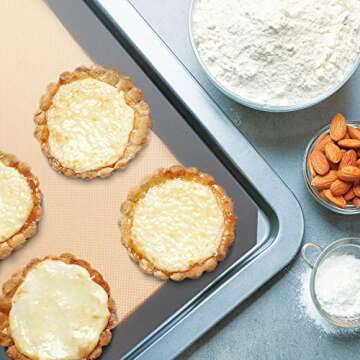 Whaline Silicone Baking Mats for Effortless Cooking