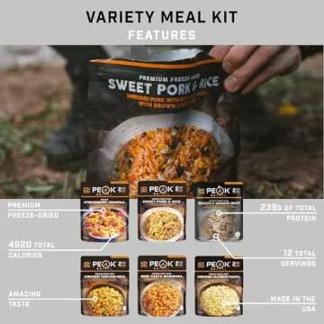 Peak Refuel Variety Meal Kit for Outdoor Adventures