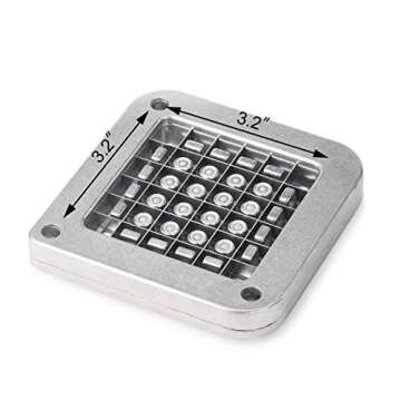 New Star Food Service 42313 Commercial Restaurant French Fry Cutter with Suction Feet, 1/2-Inch