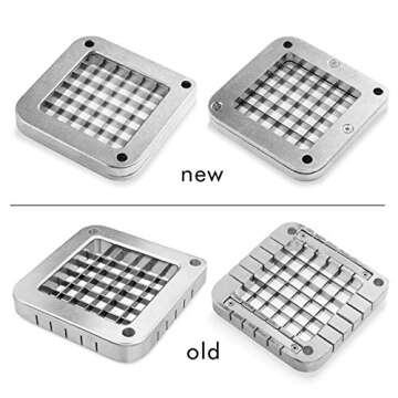 New Star Food Service 42313 Commercial Restaurant French Fry Cutter with Suction Feet, 1/2-Inch