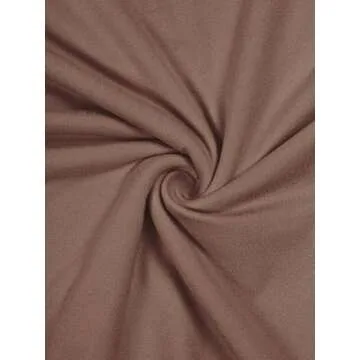 Womens Sexy Square Neck Double Lined Seamless Fitted Shirts Stretchy Long Sleeve Bodysuit Tops Coffee Small