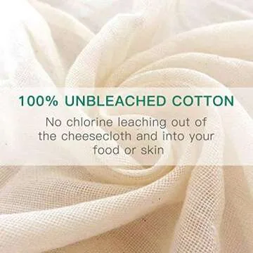 Grade 90 Cheesecloth - 36 Sq Feet, Reusable Cooking Essential