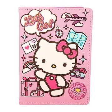 Officially Licensed Hello Kitty Passport Holder, Cute Design & Durable