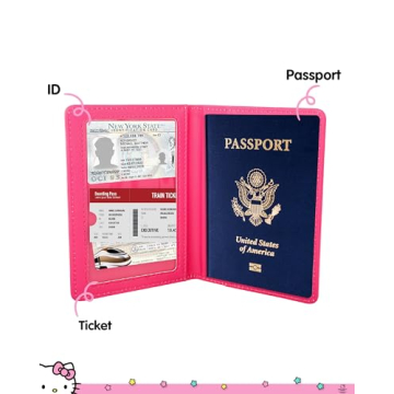 Cute Hello Kitty Passport Holder for Stylish Travel