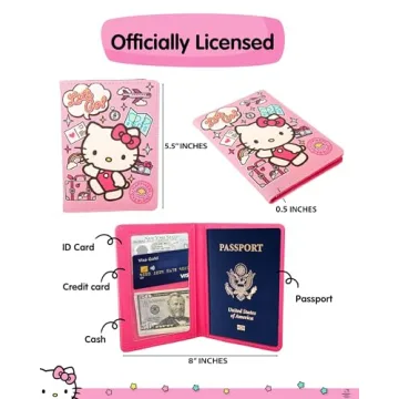 Cute Hello Kitty Passport Holder for Stylish Travel