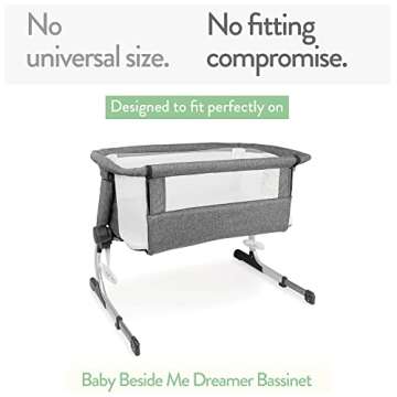 Bassinet Fitted Sheets 33x20 – Soft and Safe Jersey Cotton – 2 Pack in Dusty Blue + Navy