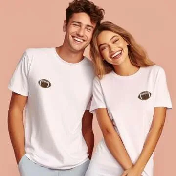 Football Iron On Patches 10 PCS Football Patch Football Embroidered Patches Dark Brown Embroidered Applique Decoration Sewing Patches for Clothes Jeans Jacket Hat Dress DIY Accessories （2.2×1.4 Inch）