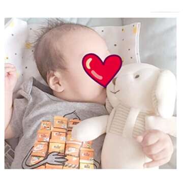 Super Soft Organic Cotton Baby First Friend (Hello! Puppy) Attachment Doll for Baby, Pillow Buddy, Plush Animal Toys, Organic Toys, Stuffed Animal Puppy 12.5 inches, Perfect