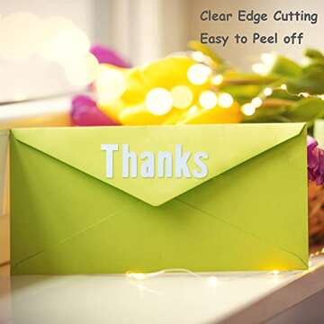 Waynoda 770 Pieces Vinyl Letters Numbers Kit - Versatile Stickers