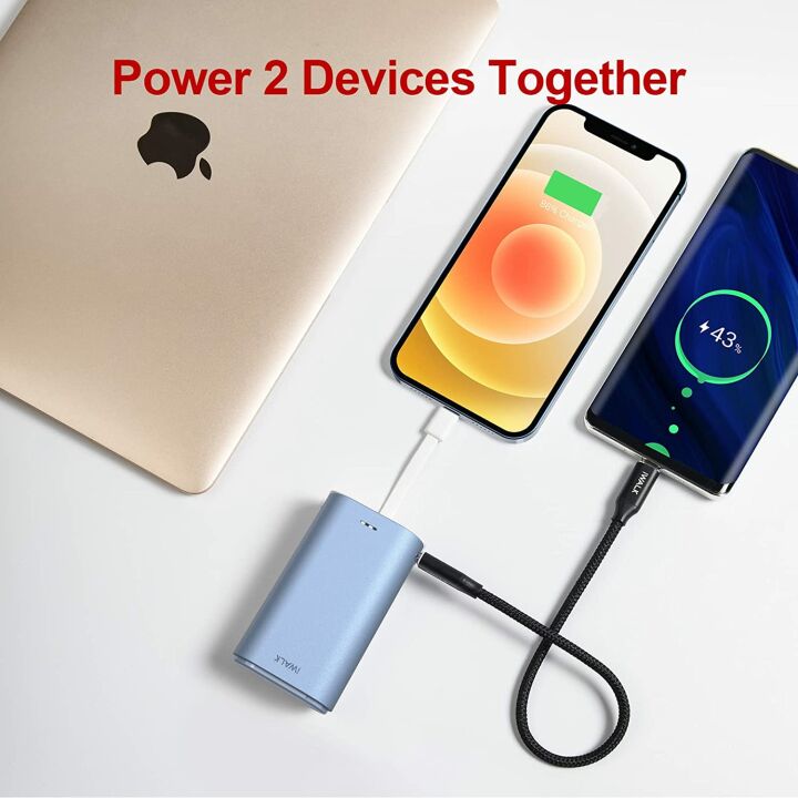 iWALK Portable Charger 9000mAh with Built-in Cable