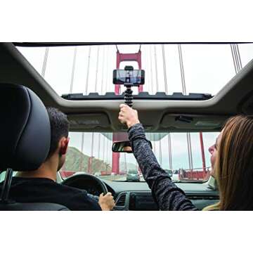 Joby GripTight Smartphone/Action Camera Flexible Tripod Stand Kit, Black/Charcoal, 10 Oz (JB01515)