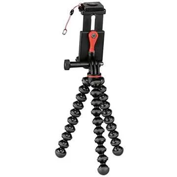 Joby GripTight Smartphone/Action Camera Flexible Tripod Stand Kit, Black/Charcoal, 10 Oz (JB01515)