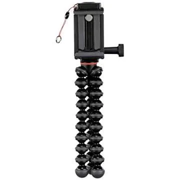 Joby GripTight Smartphone/Action Camera Flexible Tripod Stand Kit, Black/Charcoal, 10 Oz (JB01515)