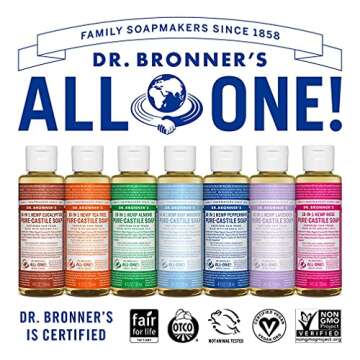 Dr. Bronner's Pure-Castile Liquid Soap Variety Pack - 18-in-1