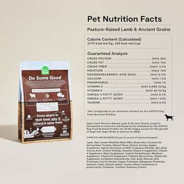 Open Farm Ancient Grains Dry Dog Food - Protein-Rich Nutrient Dense