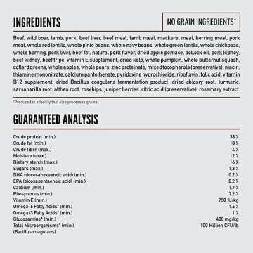 ORIJEN Regional RED Dry Dog Food, Grain Free and Poultry Free Dog Food, Fresh or Raw Ingredients, 23.5lb